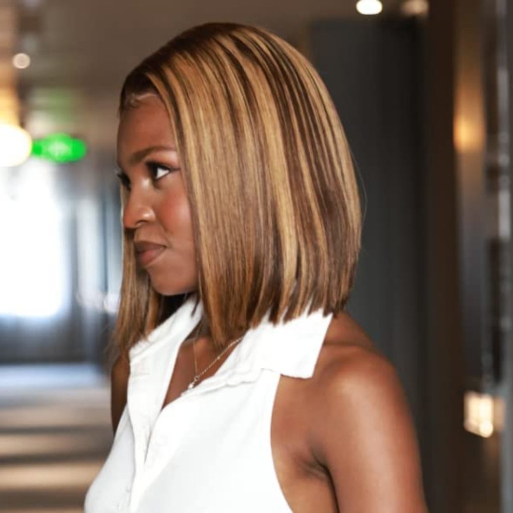 [10 INCH] Honey Blonde Ombre Bob Wig 13x4 Lace Front - Picture 4 of 6